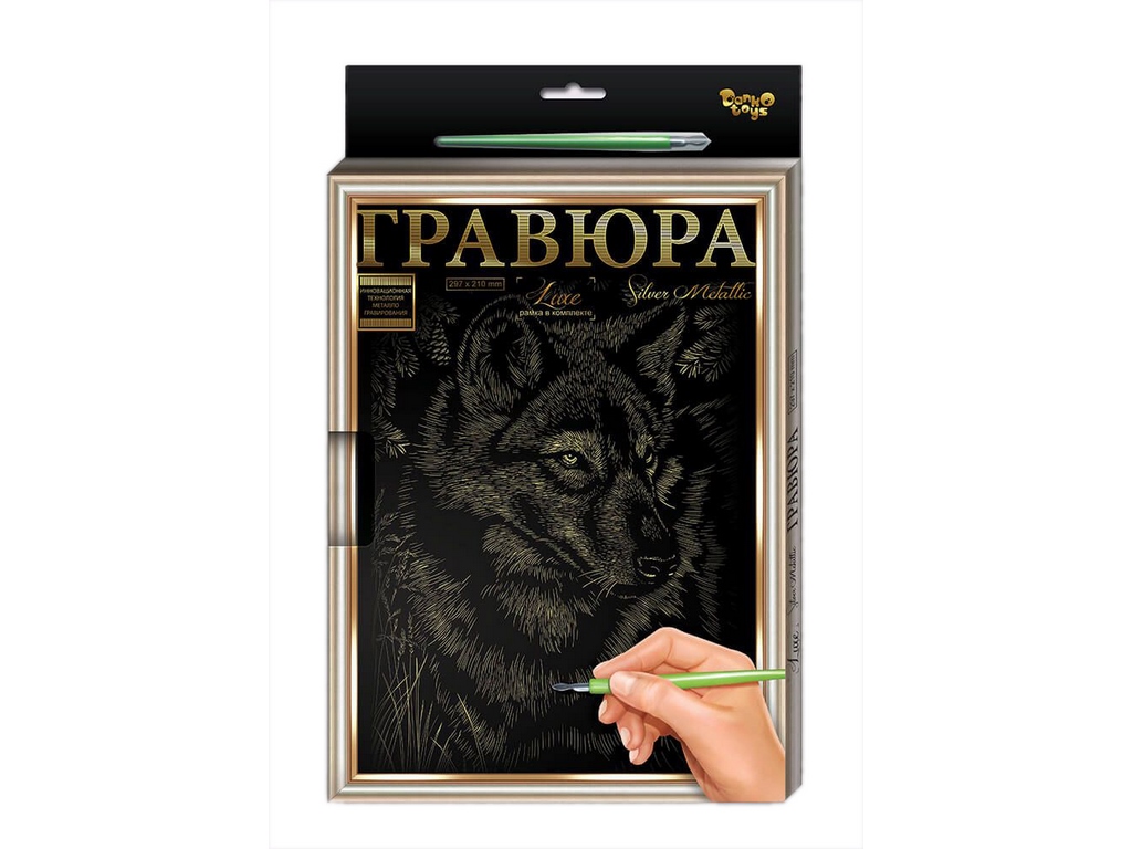 Гравюра A4 с рамкой, Danko Toys