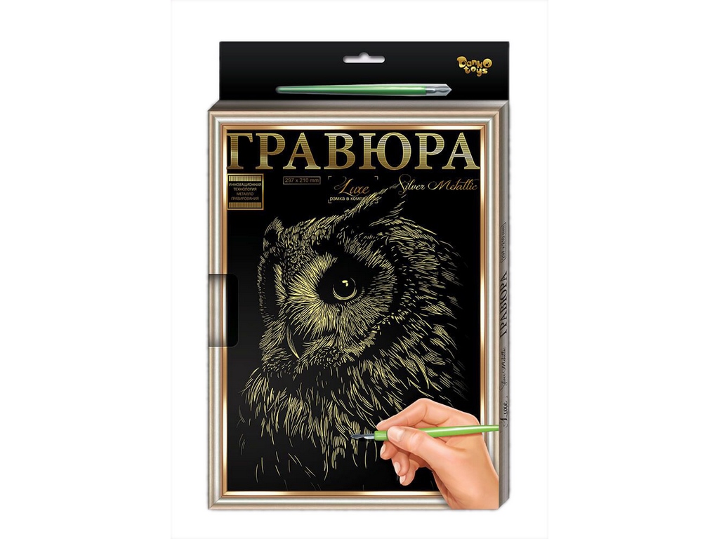 Гравюра A4 с рамкой, Danko Toys