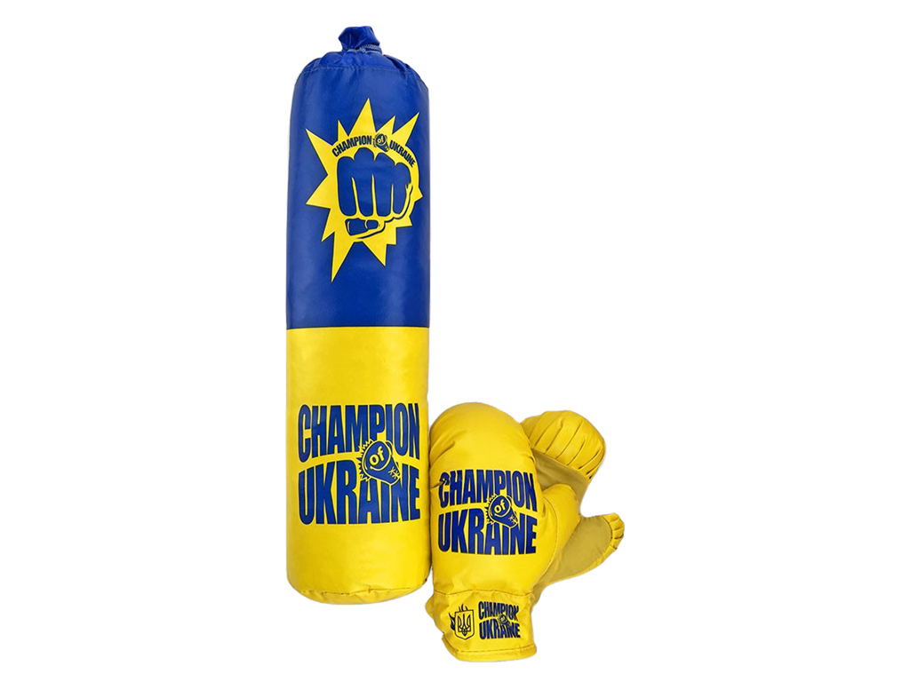 Боксерский набор средний Champion Of Ukraine. Danko Toys M-UA