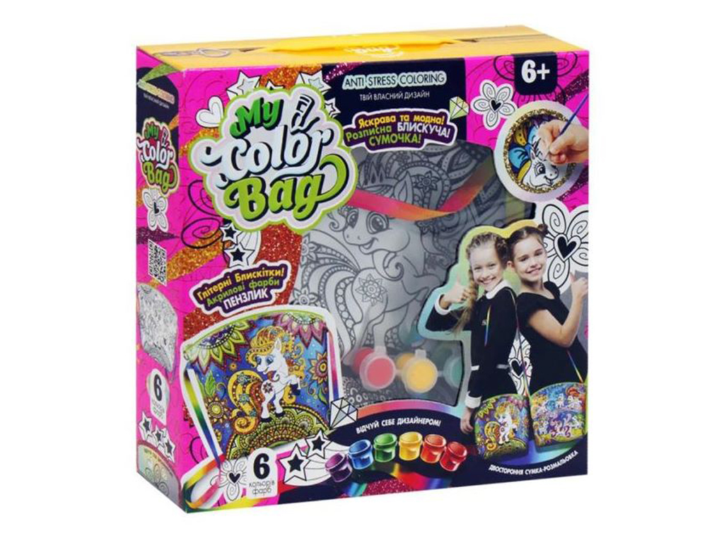 Набор для творчества Сумка-раскраска My color bag mini, Danko Toys