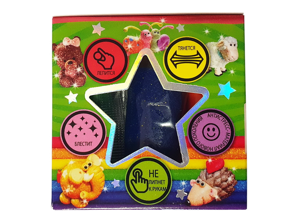 Маса для ліплення з блискітками Master Do 9 кольорів, Danko Toys