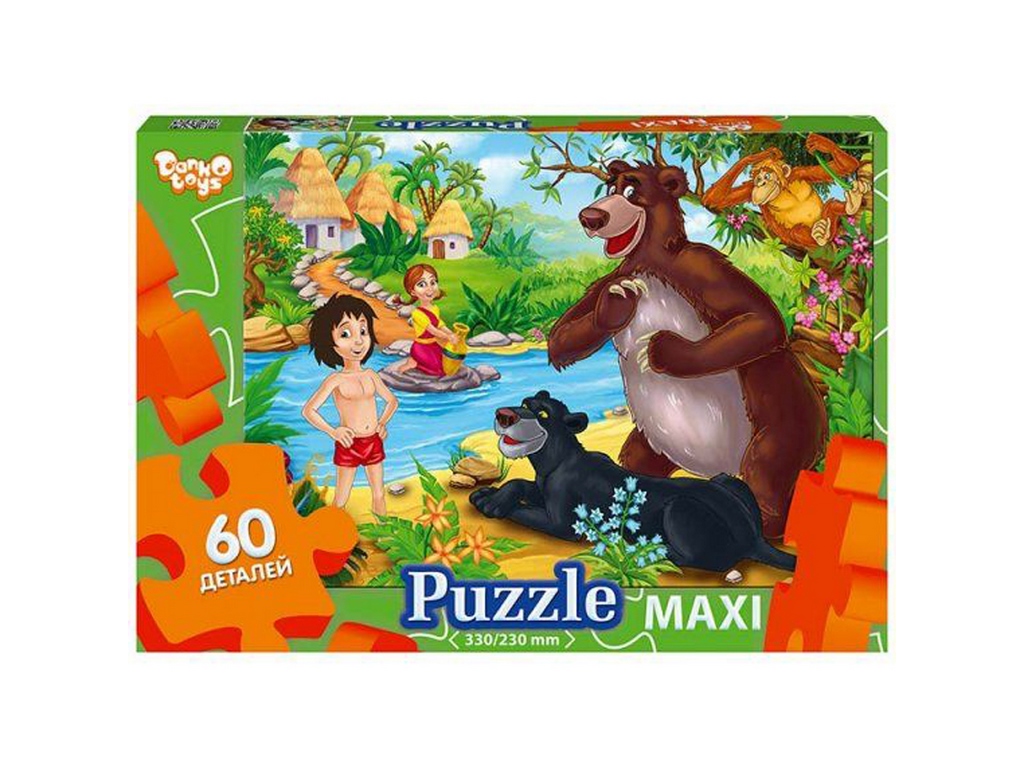 Пазли 60 елементів MAXI, Danko Toys