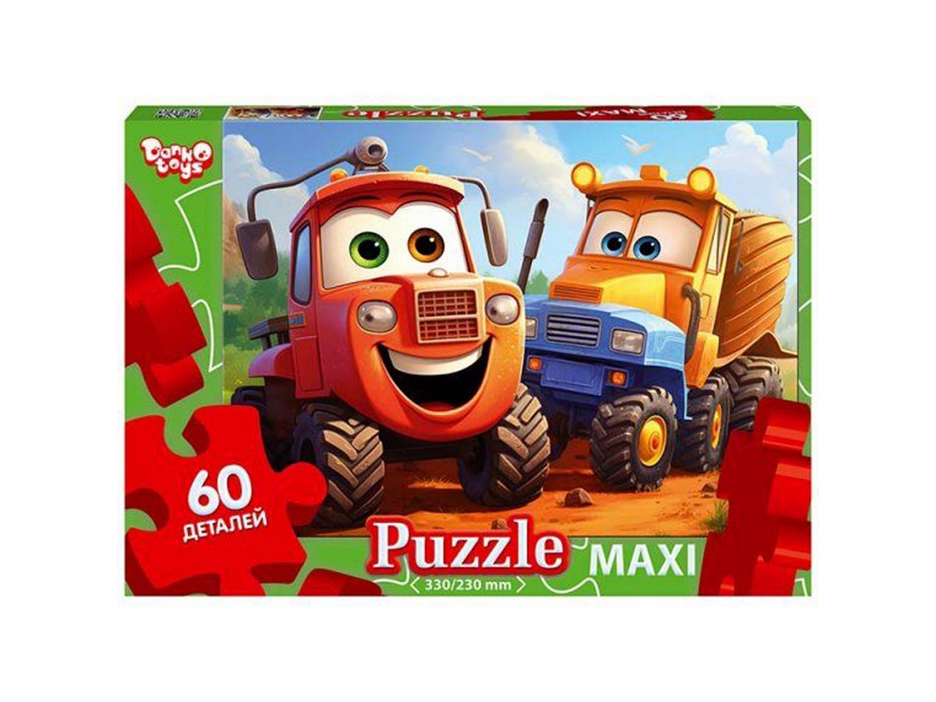 Пазлы 60 элементов MAXI, Danko Toys