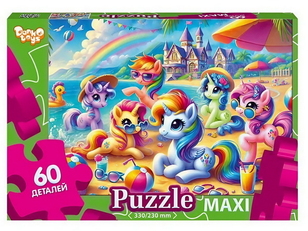 Пазли 60 елементів Maxi, Danko Toys