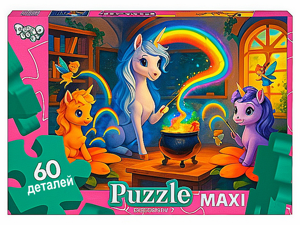 Пазлы 60 элементов Maxi, Danko Toys