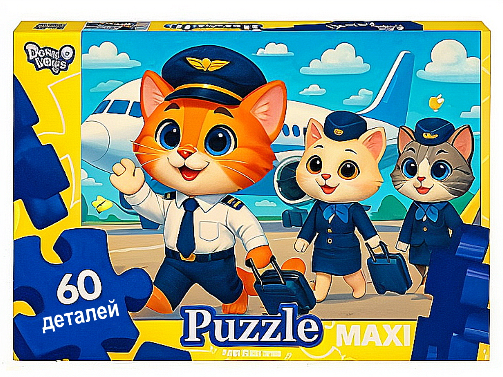 Пазлы 60 элементов Maxi, Danko Toys
