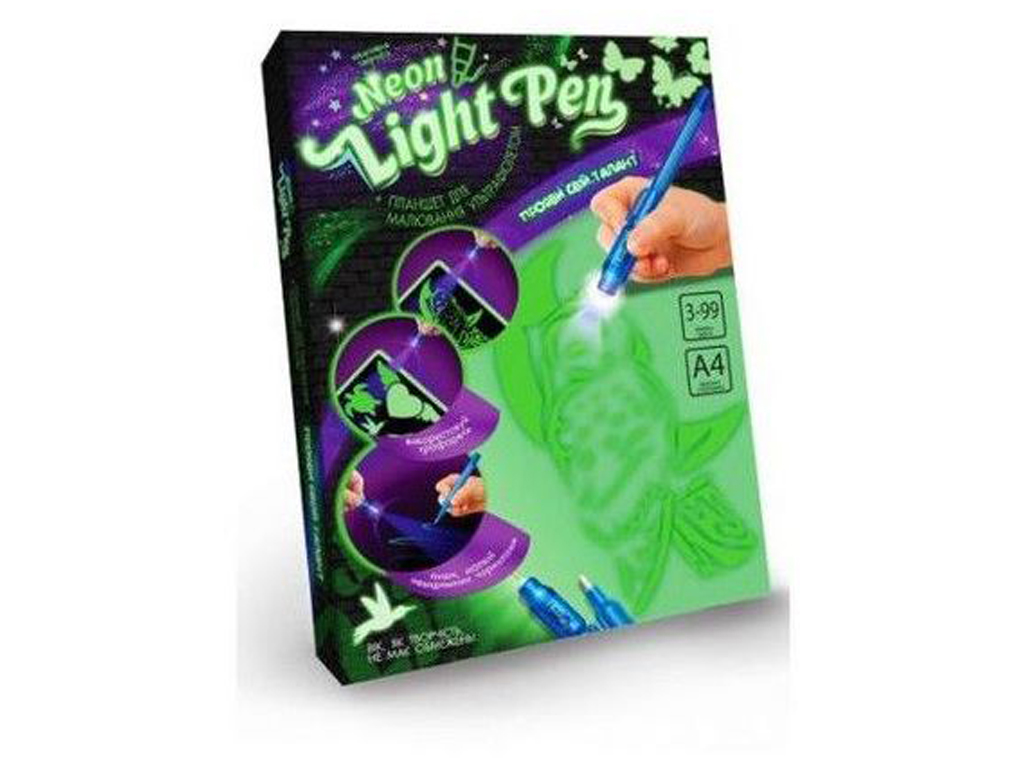 Набор креативного творчества NEON LIGHT PEN, Danko Toys