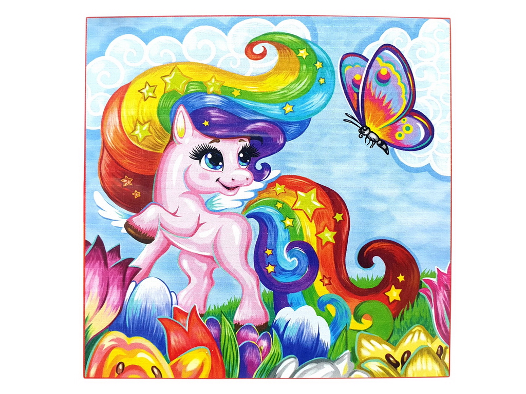 Набор для творчества Роспись на холсте Canvas Painting Пони 31X31см, Danko Toys