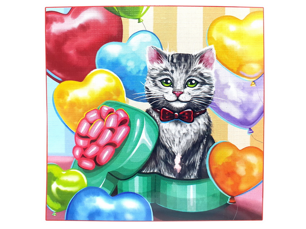 Картина по номерам роспись на холсте Canvas Painting Кот, Danko Toys