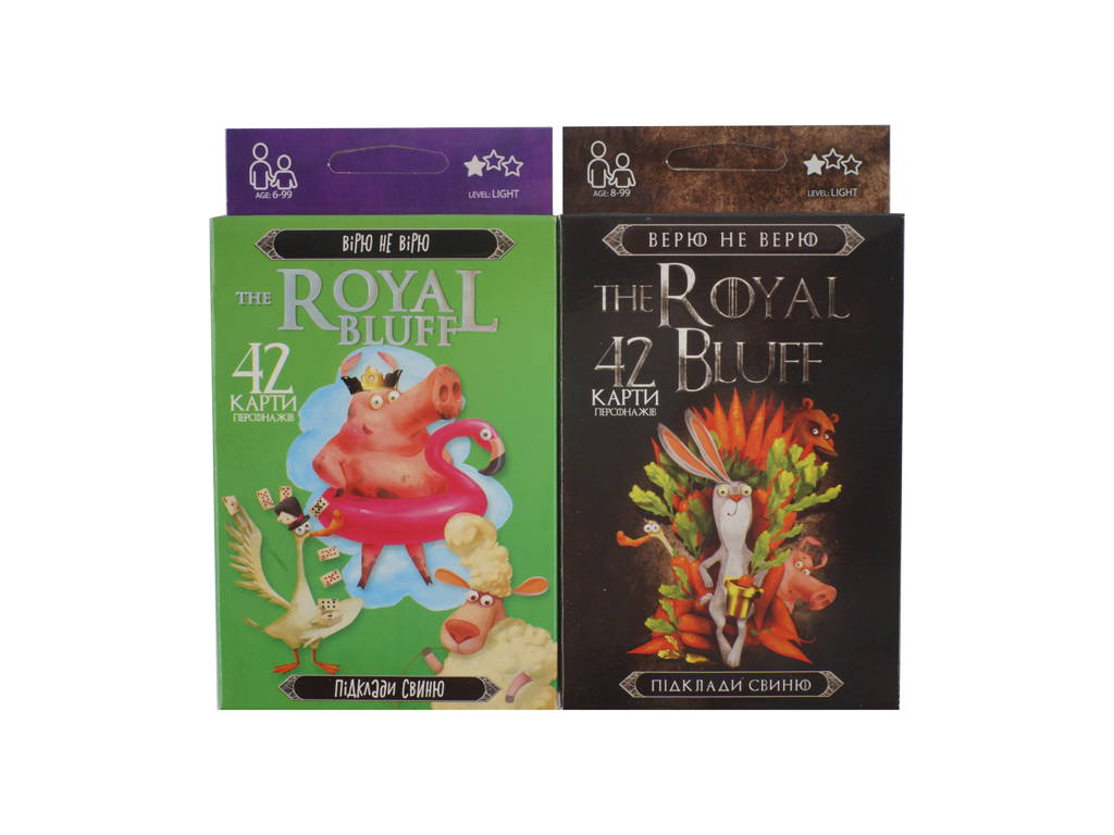 Купить Ролевая карточная игра The ROYAL BLUFF. Danko Toys RBL-01-01U-02U  недорого