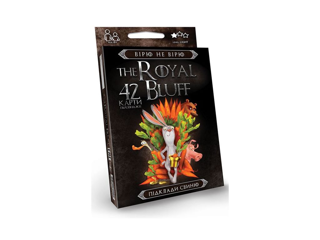 Рольова карткова гра The ROYAL BLUFF, Danko Toys