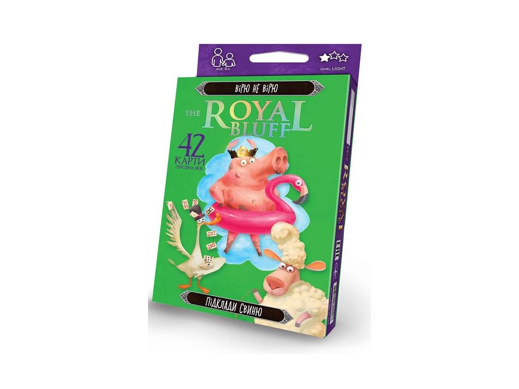 Ролевая карточная игра The ROYAL BLUFF, Danko Toys