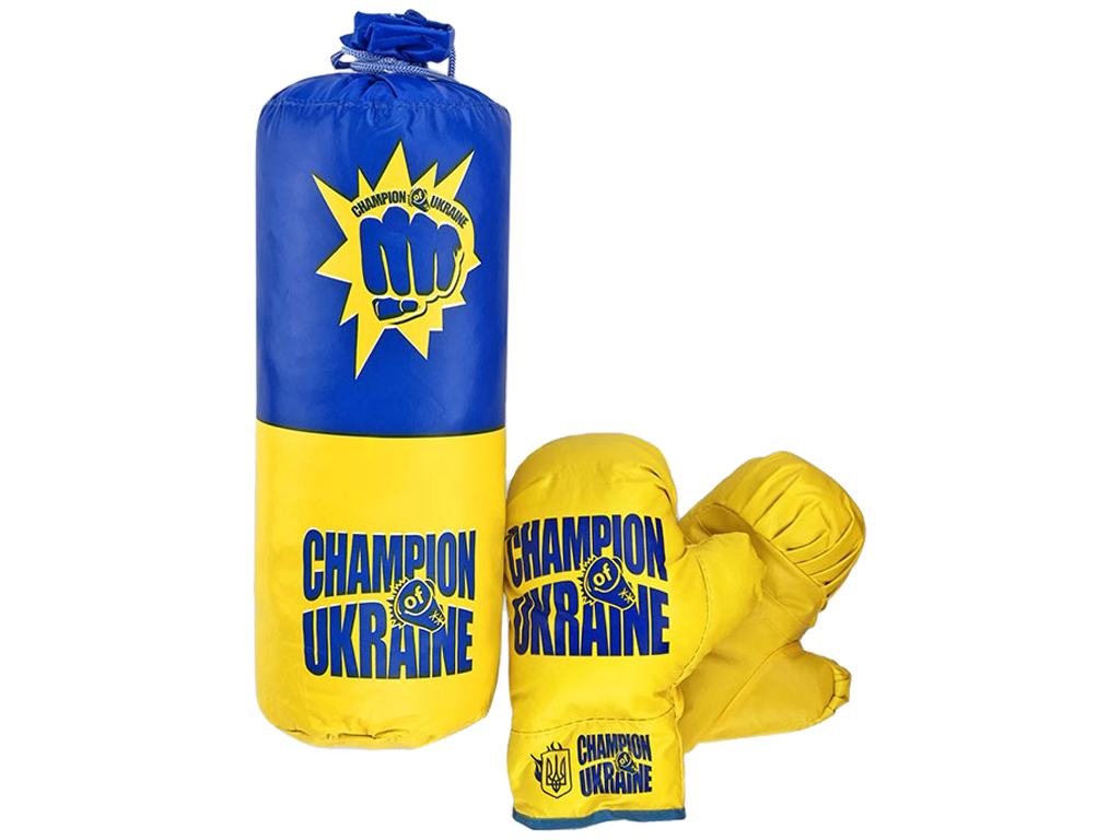 Боксерський набір маленький Champion of Ukraine. Danko Toys S-UA