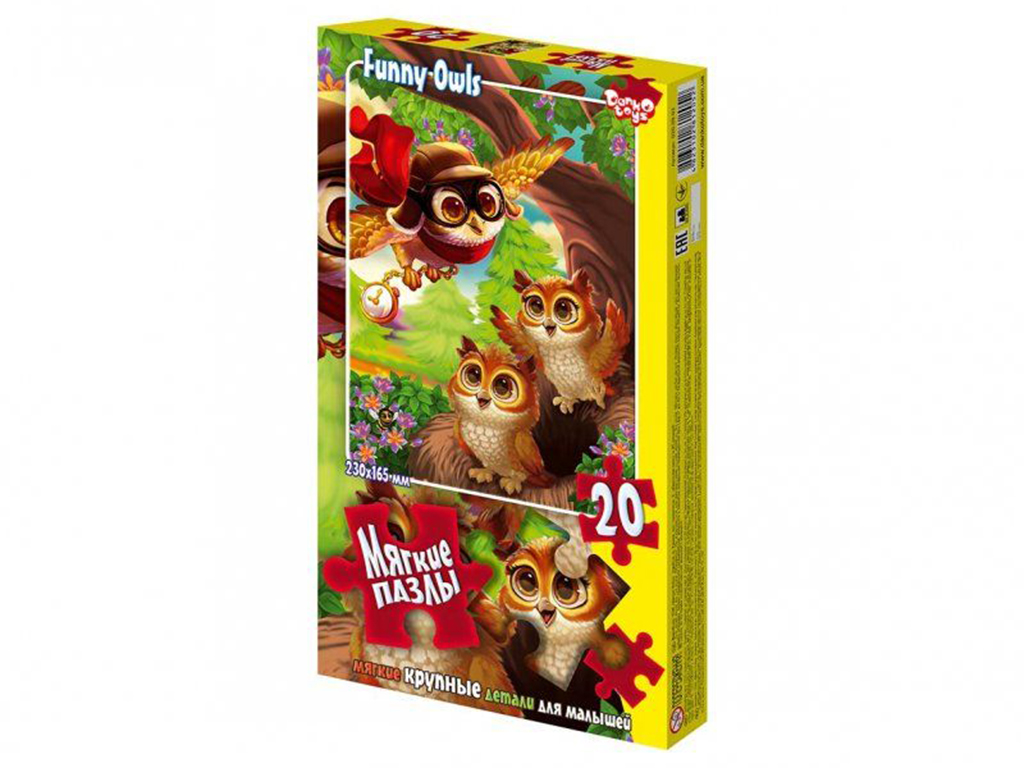 Мягкие пазлы 20 элементов, Danko Toys
