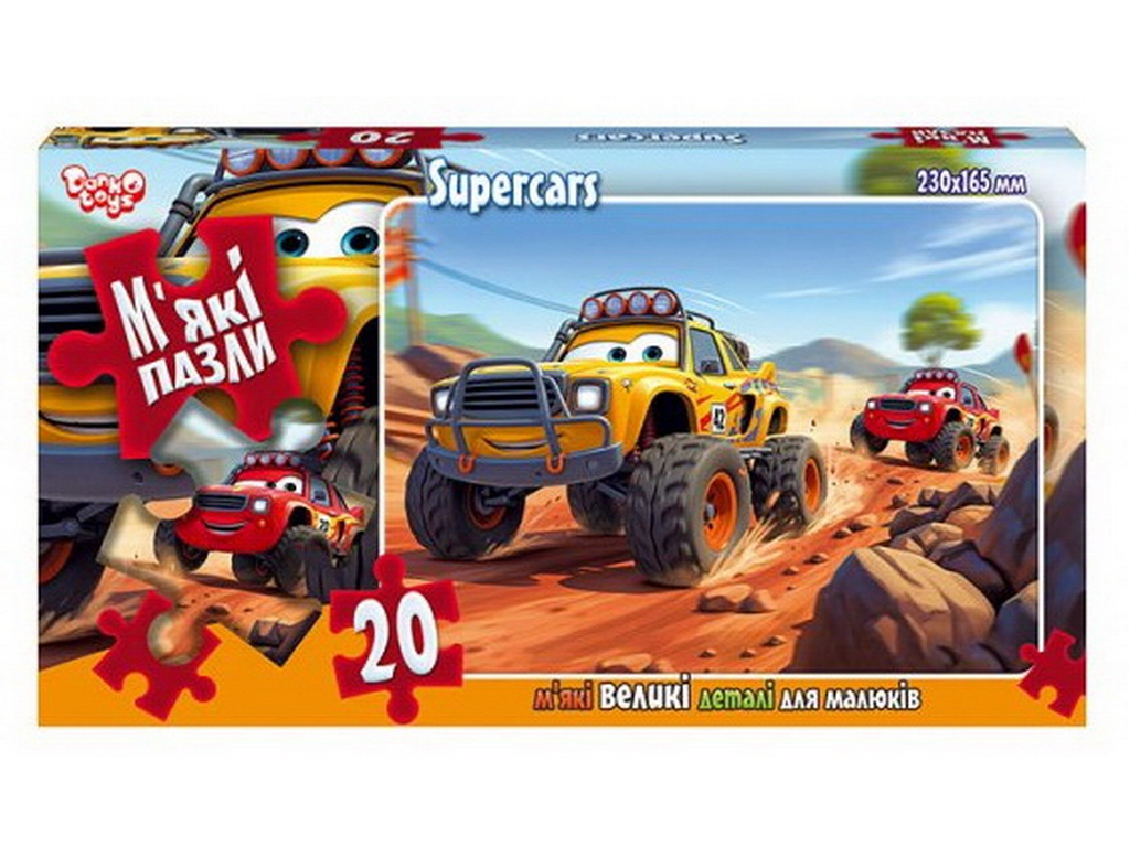 М'які пазли 20 елементів, Danko Toys