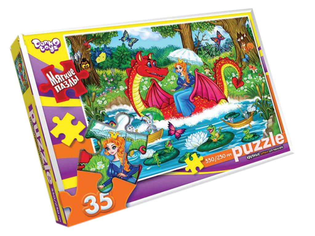 М'які пазли 35 елементів, Danko Toys