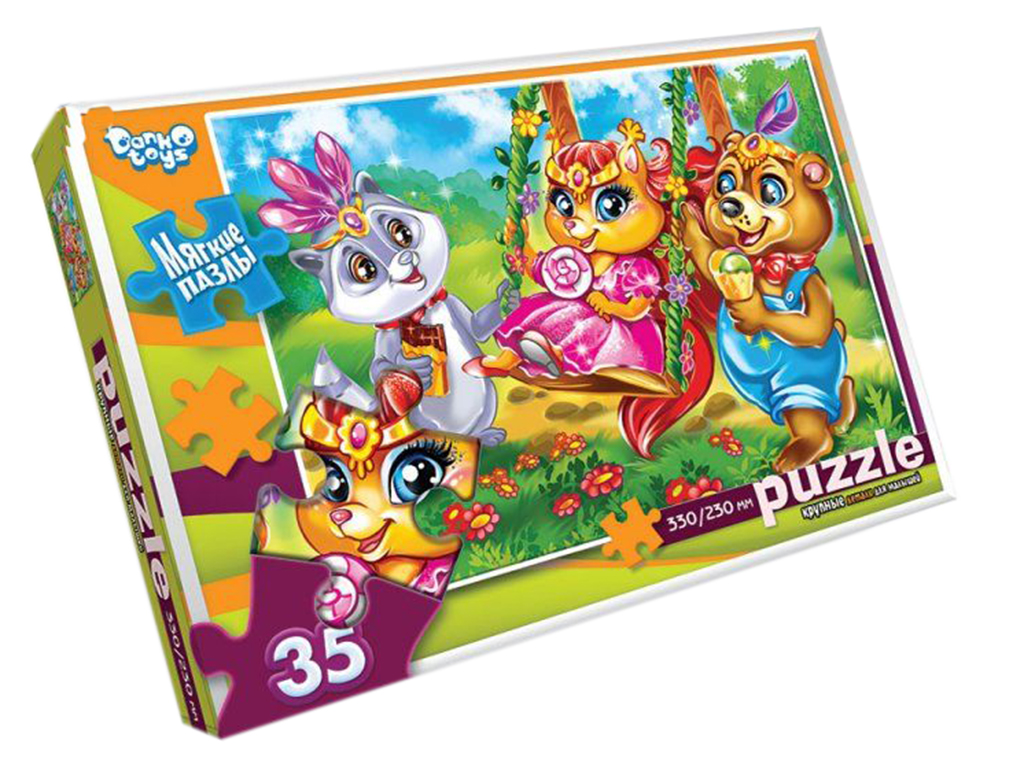 М'які пазли 35 елементів, Danko Toys