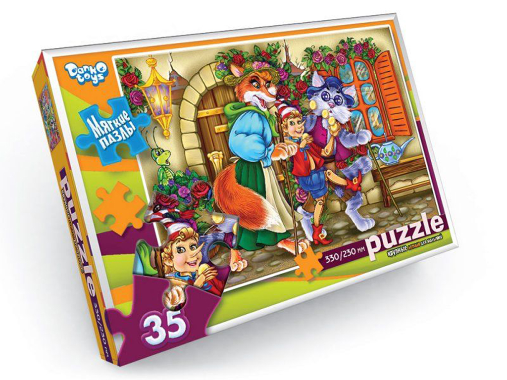 М'які пазли 35 елементів, Danko Toys