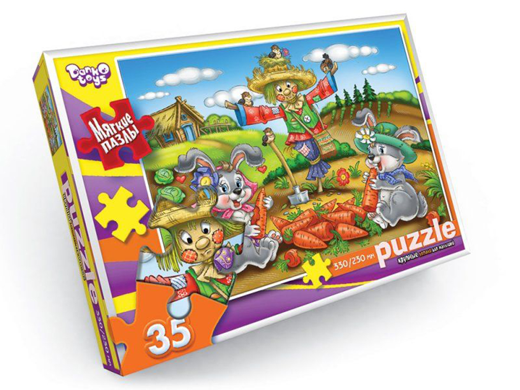 М'які пазли 35 елементів, Danko Toys