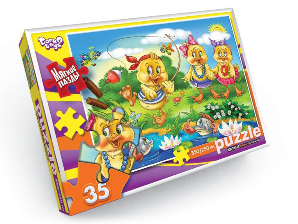М'які пазли 35 елементів, Danko Toys