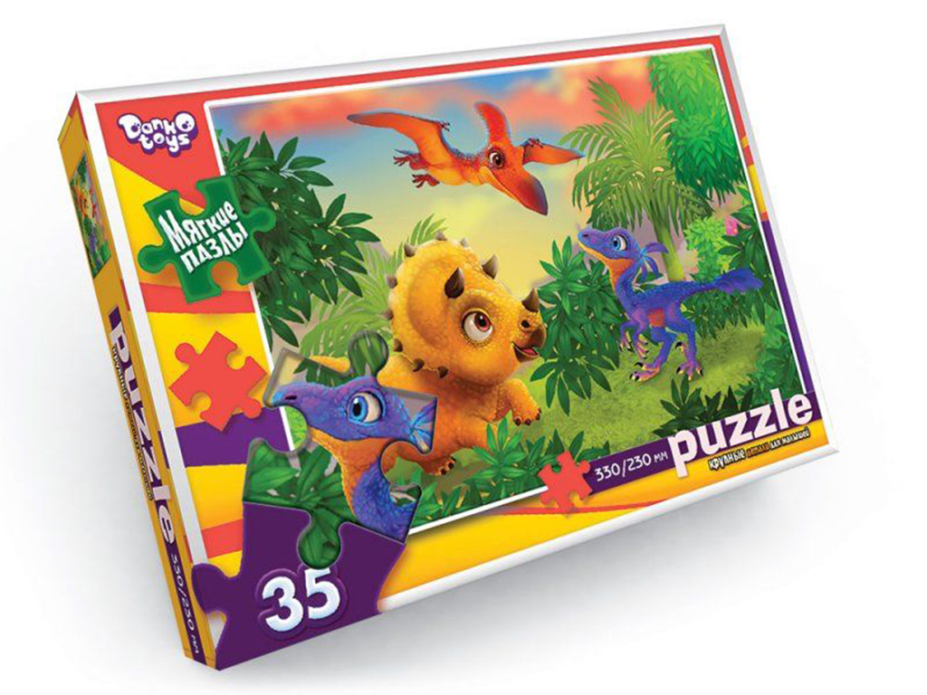 М'які пазли 35 елементів, Danko Toys