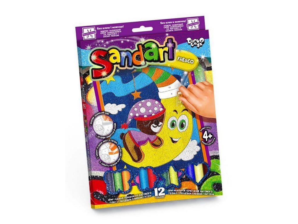 Набор для творчества, Фреска из песка Sand Art, Danko Toys