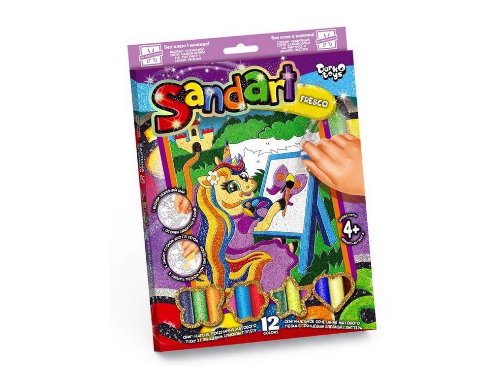 Набор для творчества, Фреска из песка Sand Art, Danko Toys