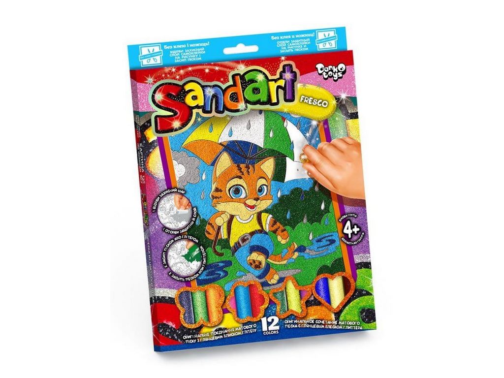 Набор для творчества, Фреска из песка Sand Art, Danko Toys