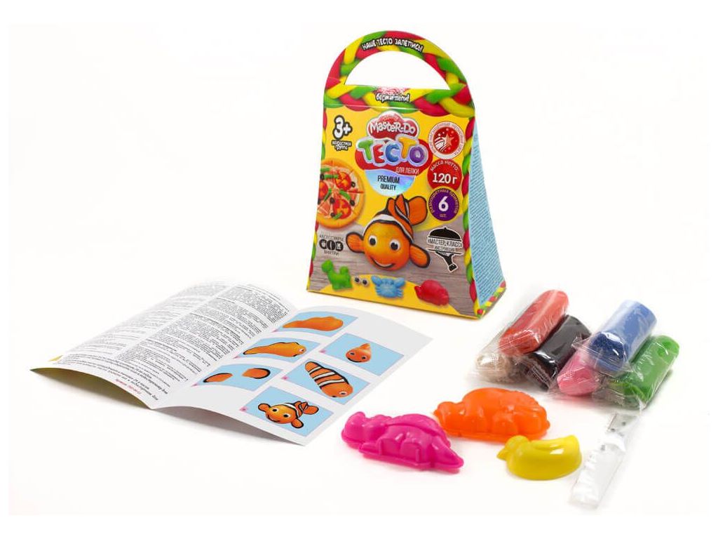 Тісто для ліплення Комільфо Master Do 6 кольорів, Danko Toys
