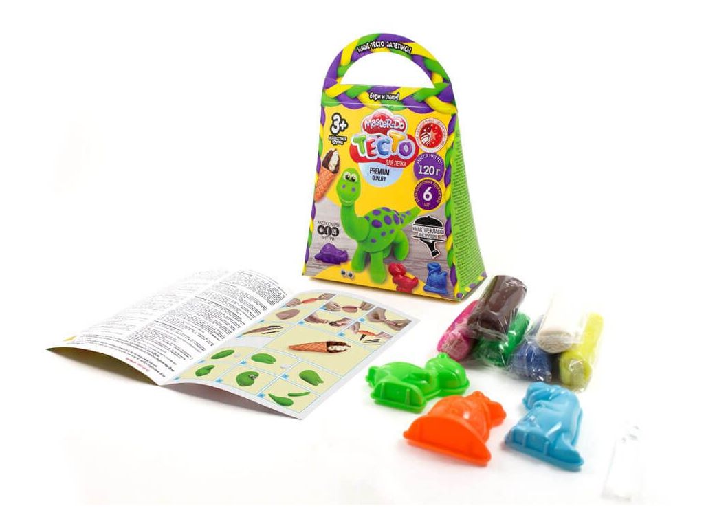 Тісто для ліплення Комільфо Master Do 6 кольорів, Danko Toys