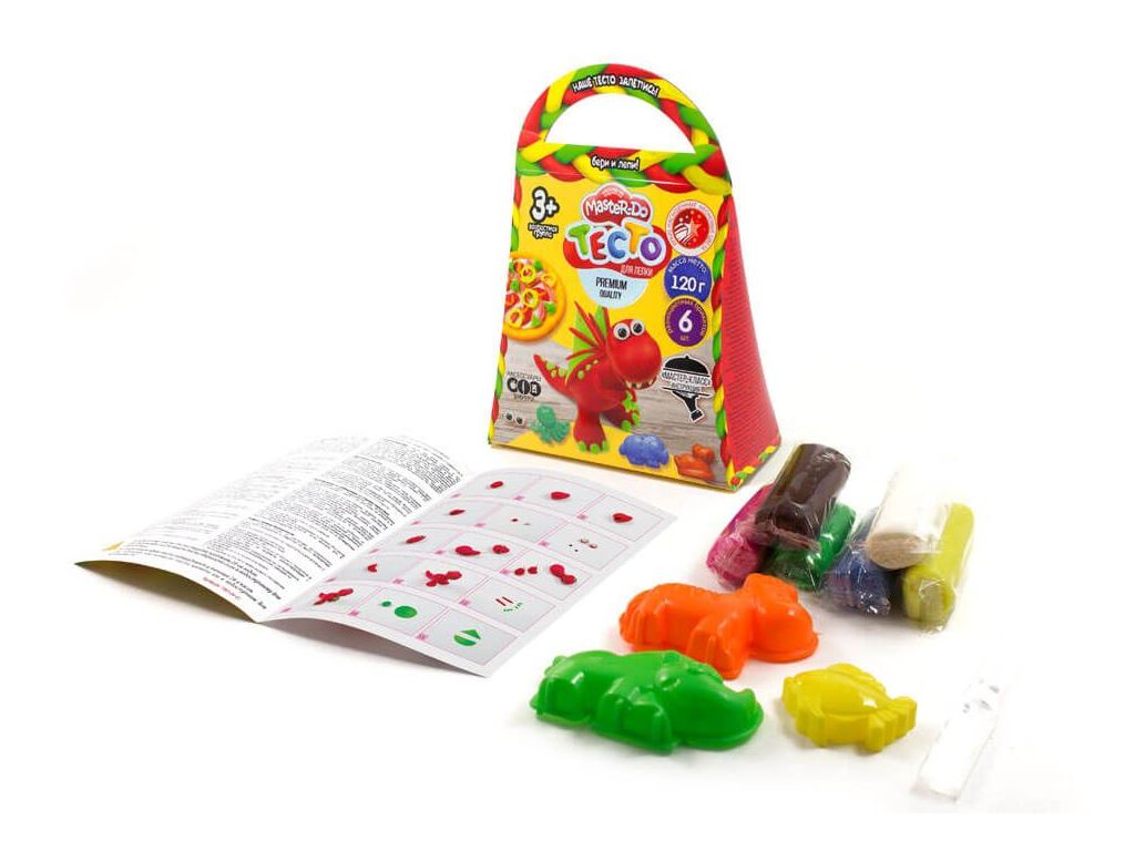 Тісто для ліплення Комільфо Master Do 6 кольорів, Danko Toys