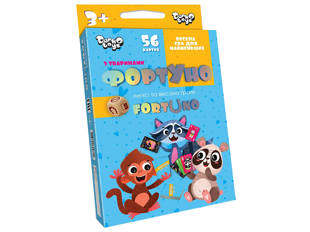 Настольная игра ФортУно детская. Danko Toys UF-01-01U