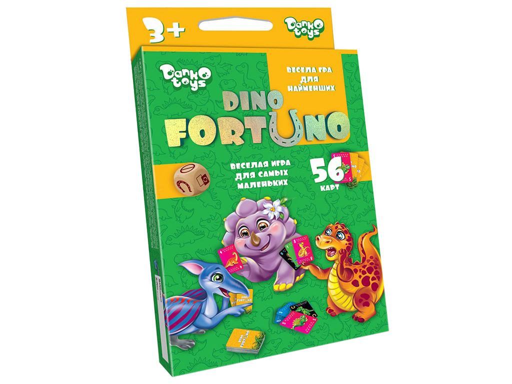 Настольная игра ФортУно Dino. Danko Toys UF-05-01