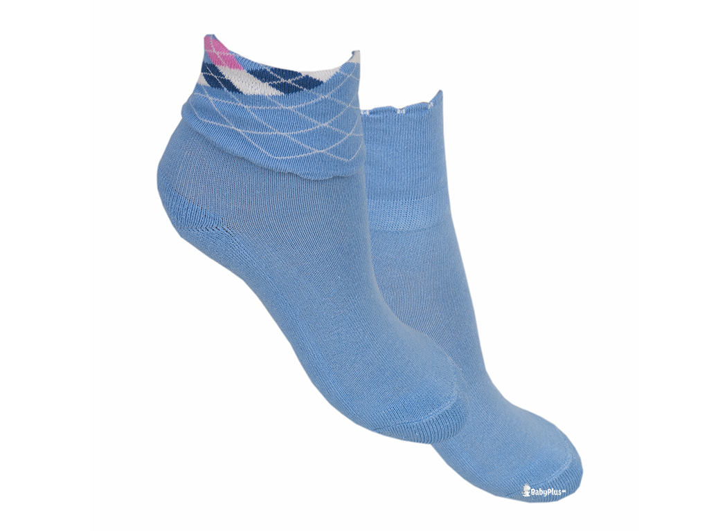 Шкарпетки з махровим слідом, розмір 18, зимові голубие.Хлопок.Оттенок може відрізнятися. ТМ Bonus