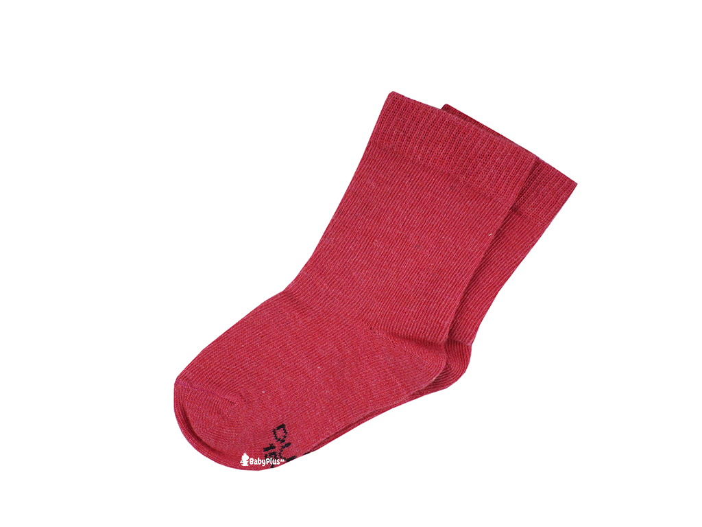 Шкарпетки, розмір 12-14, демісезонні малинові. Бавовна. Duna 4823040582390