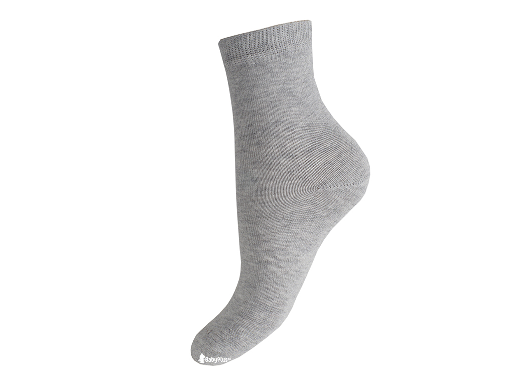 Шкарпетки, розмір 10-12, демісезонні світло-сірі. Бавовна. ТМ Duna