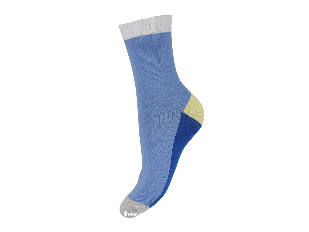 Шкарпетки, розмір 10-12, демісезонні блакитні. Бавовна. ТМ Duna