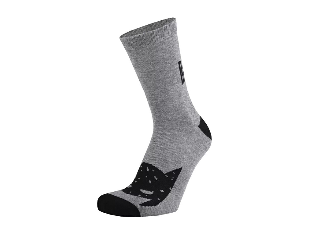 Шкарпетки, розмір 22-24, демісезонні з малюнком сірий. Бавовна. Duna 4823094650199