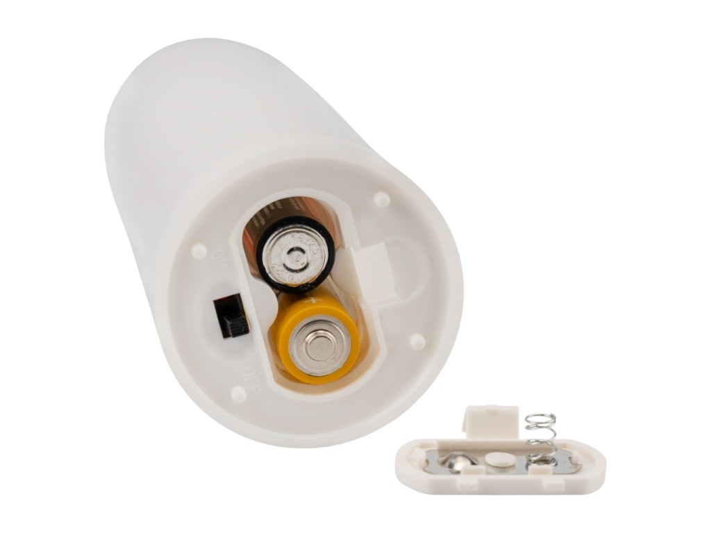 Свечи светодиодные LED набор 3 шт, белые, 15/12,5/10 см, эффект живого пламени