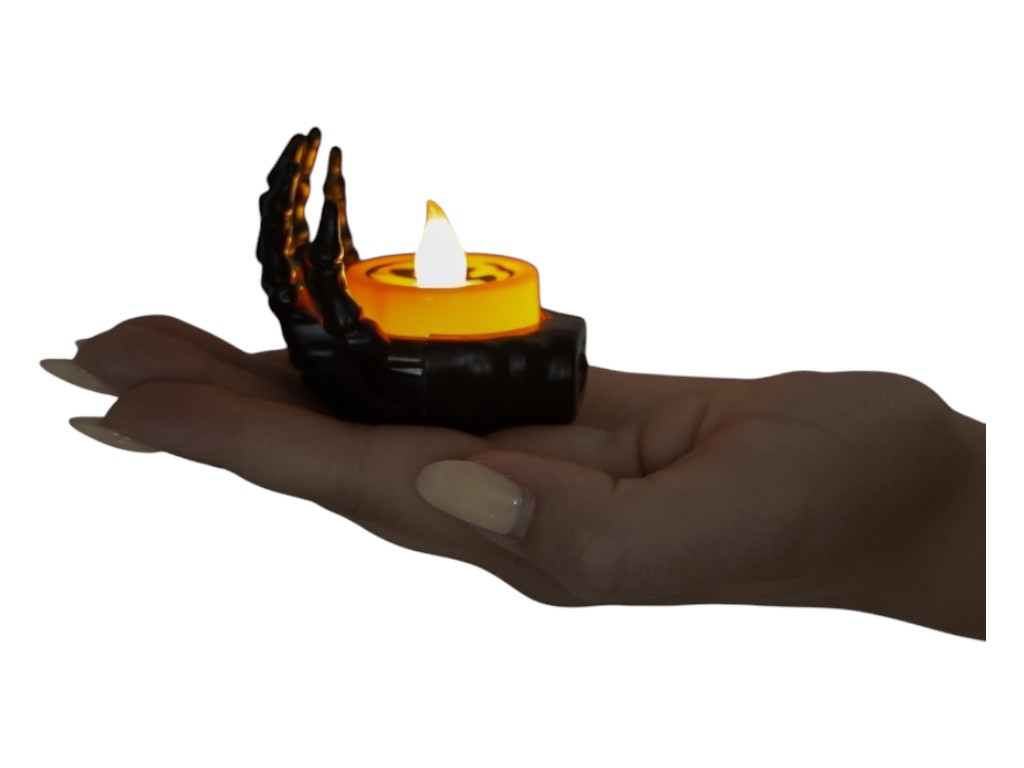 Світлодіодні свічки (LED) Рука скелета, 5 см, 2 вида