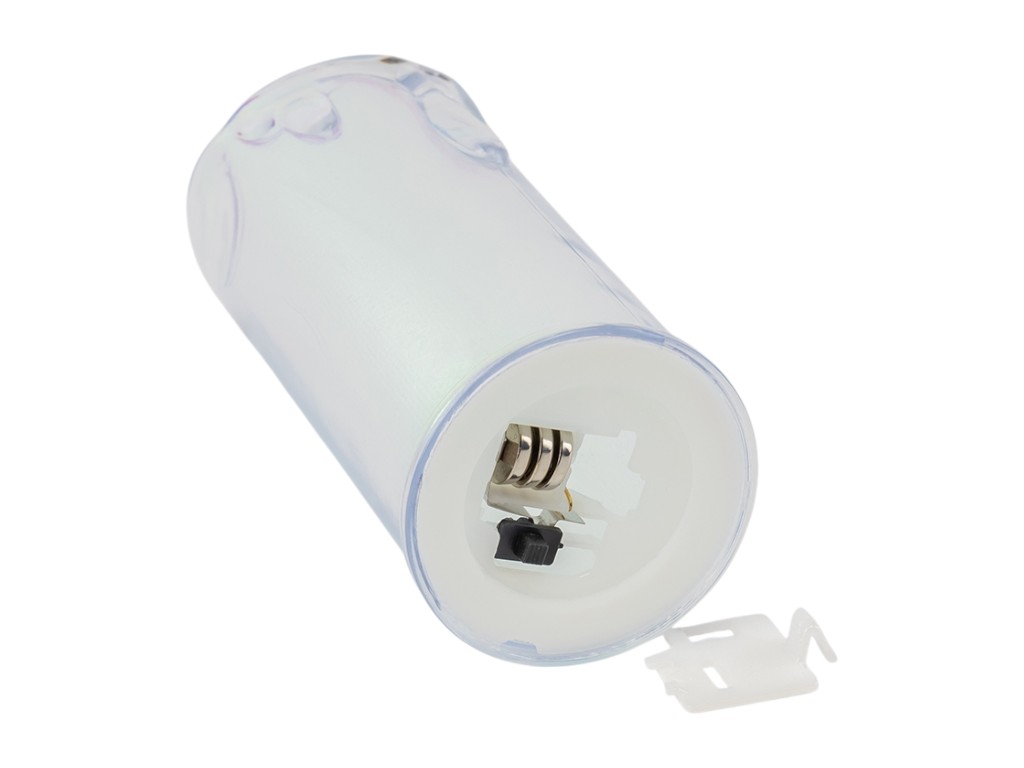 Свічка світлодіодна LED, 15,5 см, тепле світло, перламутрова