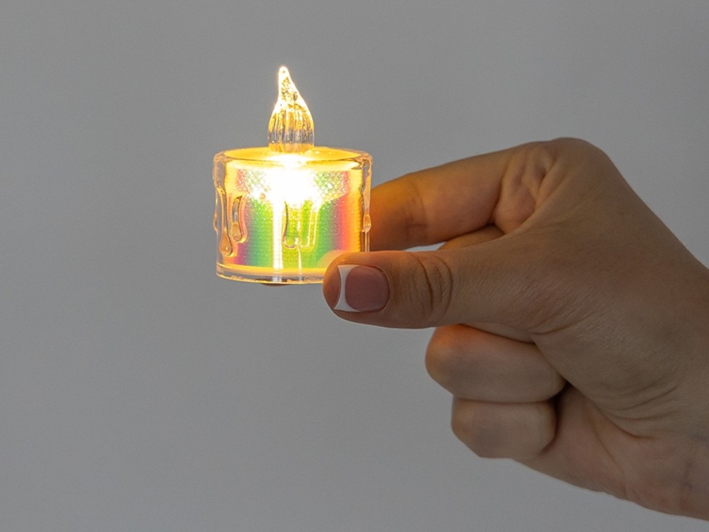 Світлодіодна свічка LED, 5 см, тепле світло (ціна за 1шт)