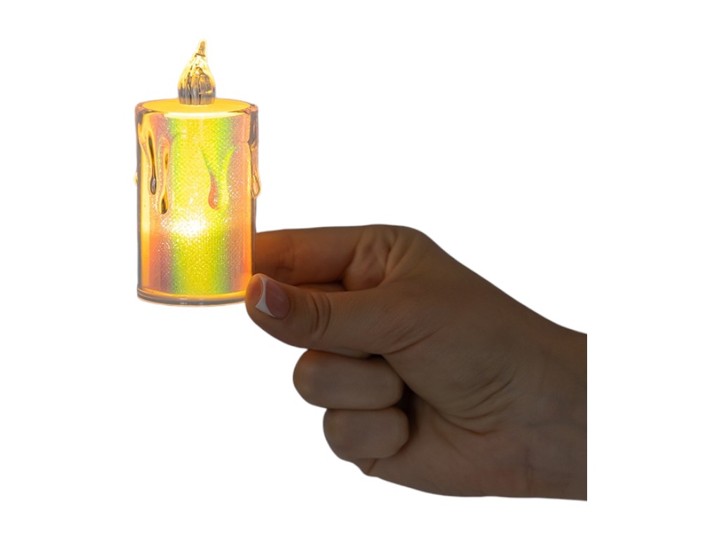 Світлодіодна свічка LED, 8 см, тепле світло (ціна за 1шт)