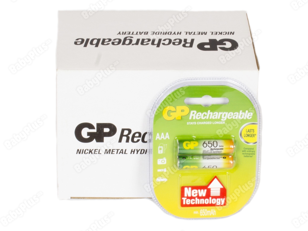 Аккумулятор GP Rechargeable AAA 650 mPa (цена за блистер 2 шт) 4891199043147