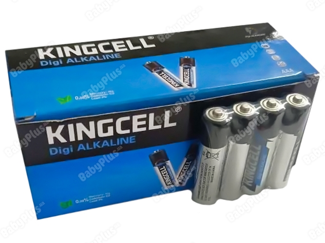 Батарейка алкалиновая Kingcell 1,5V, AAA, LR03 (цена за спайку 4шт) 6973467017031