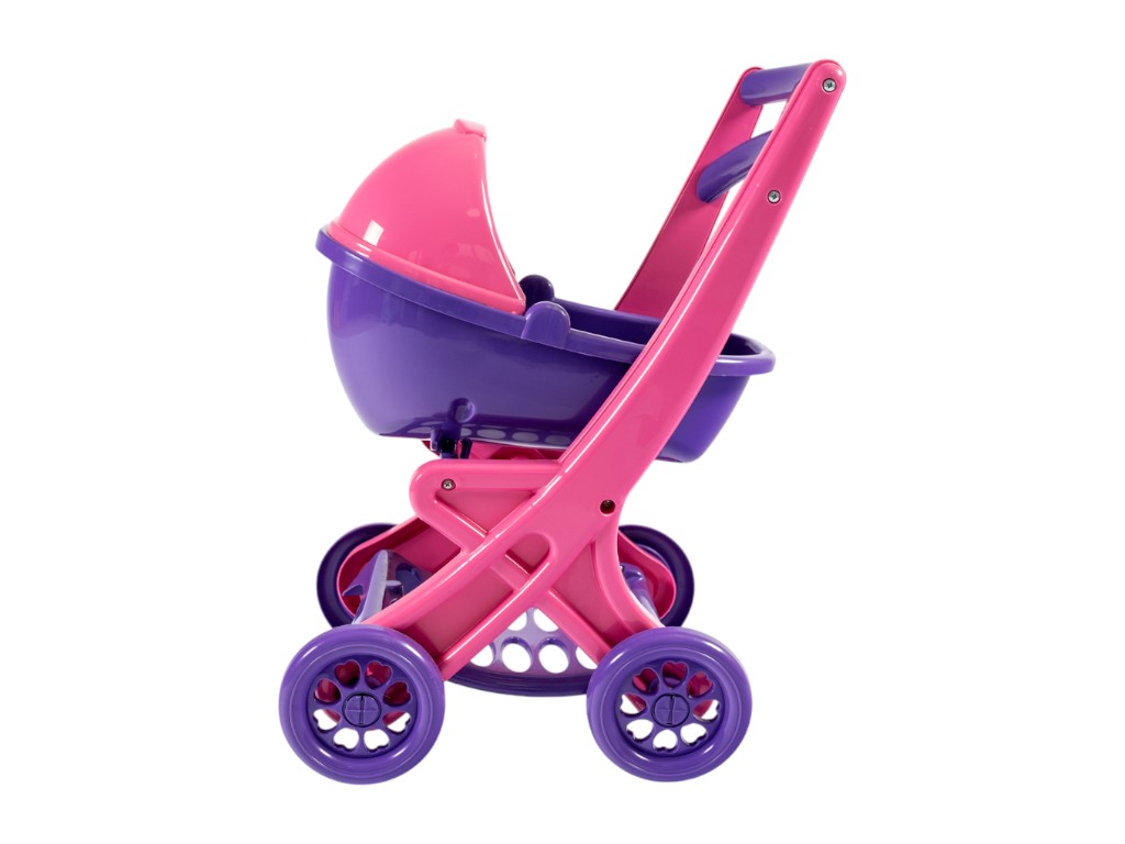 Коляска для кукол с люлькой 0121/02, 57 см, 4 колеса, Doloni Toys