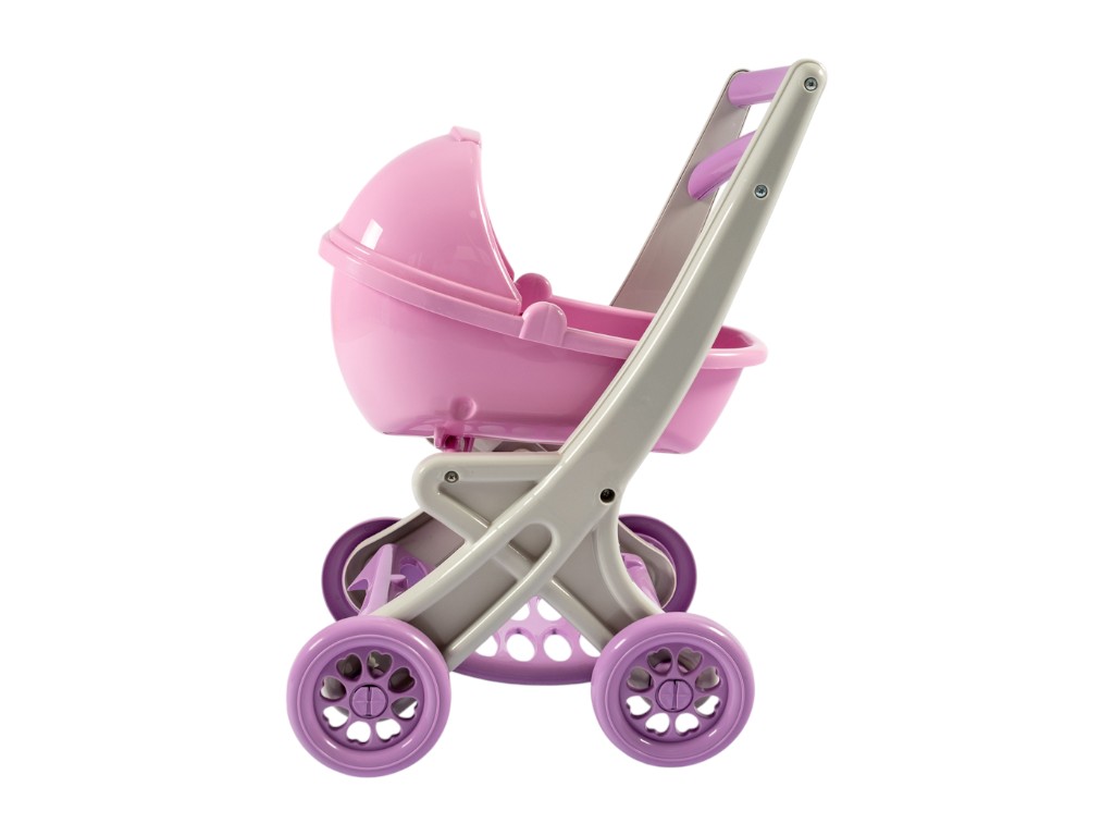 Коляска для кукол с люлькой 0121/04, 57 см, 4 колеса, Doloni Toys