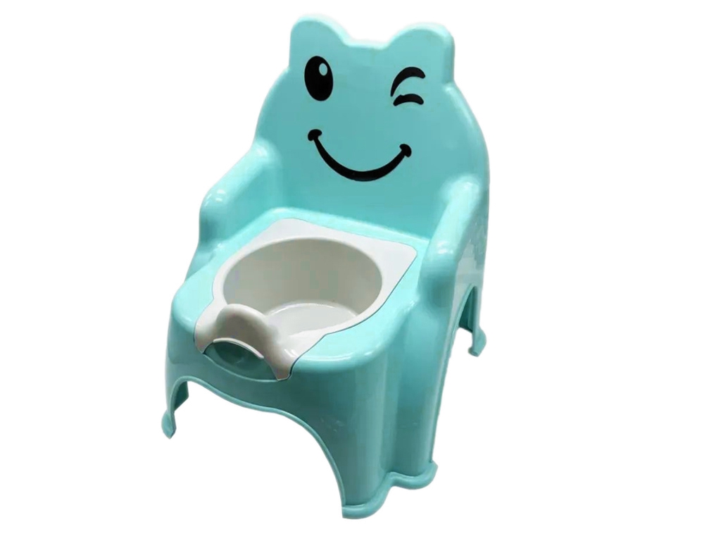 Горщик дитячий Смайлик, пластик, 31x31x38 см, 013317/01/12, Doloni Toys