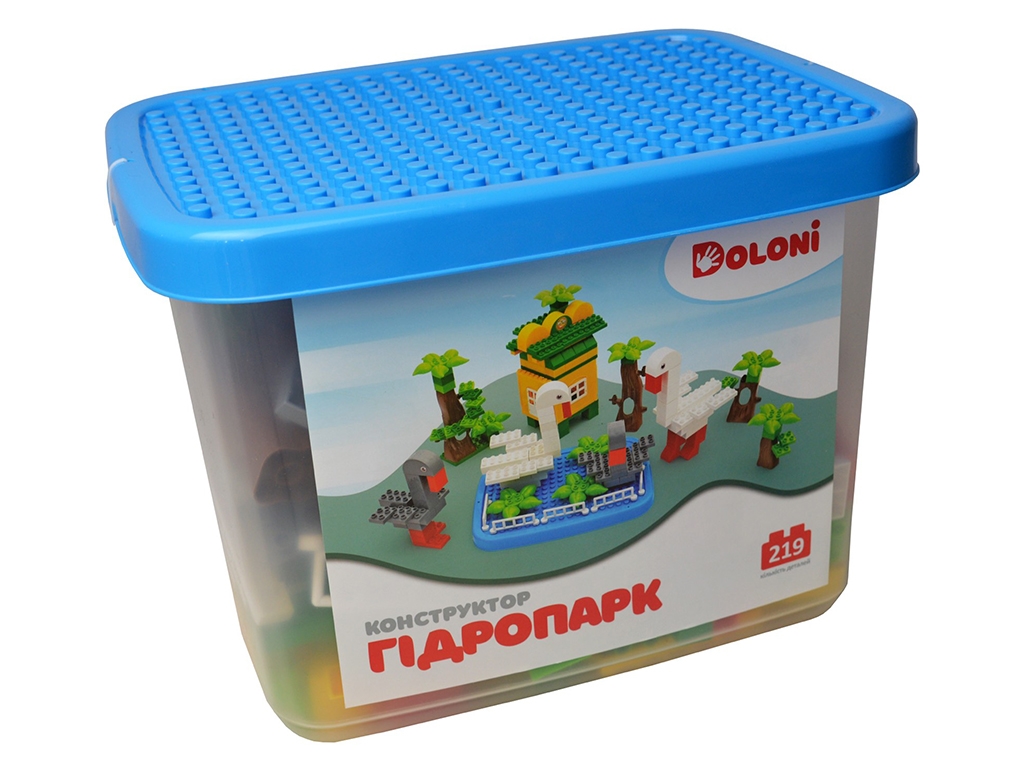Конструктор Гідропарк. TM Doloni Toys 013888-34. 219 деталей.