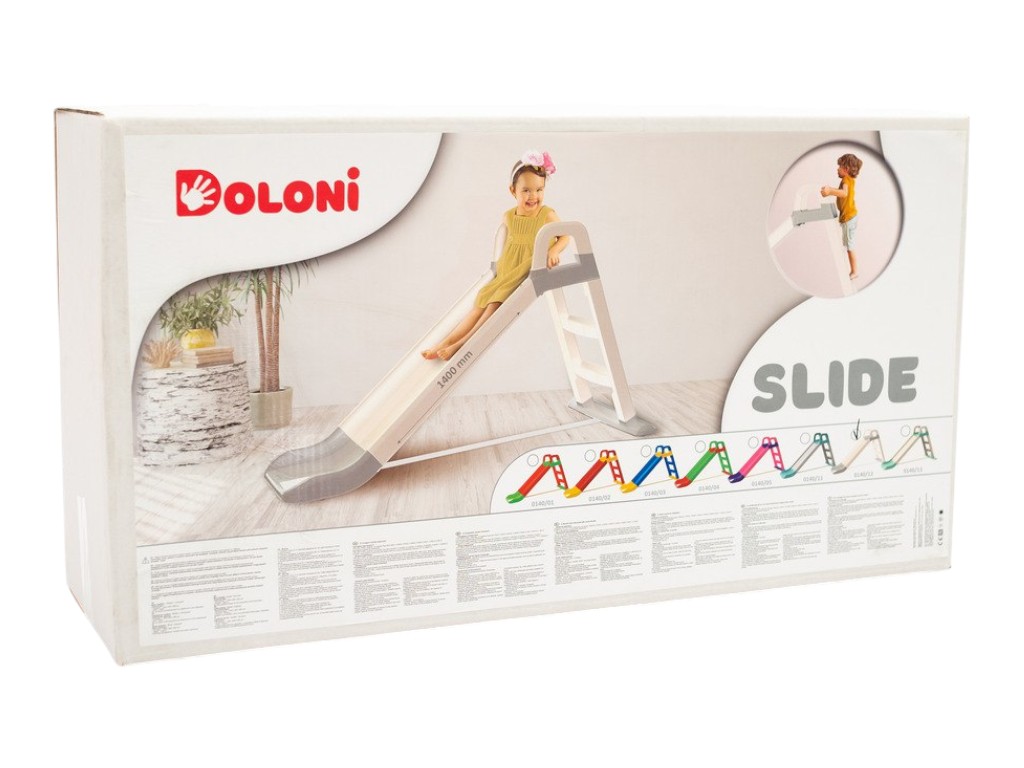 Горка для катания детей. Doloni Toys 0140/05. Максимальная нагрузка 25-30 кг. Длина 140 см.